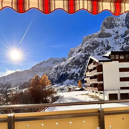 아파트 Panorama 20, Grosses Studio, Nahe Ski-pisten, Parkplatz 로이커바드