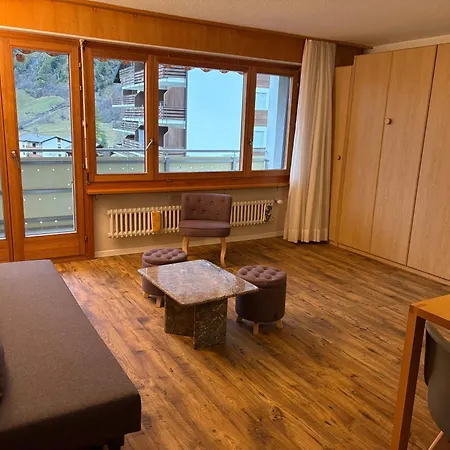 Panorama 20, Grosses Studio, Nahe Ski-Pisten, Parkplatz Leukerbad