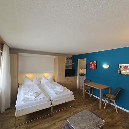 Apartamento Panorama 20, Grosses Studio, Nahe Ski-pisten, Parkplatz Leukerbad