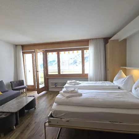 아파트 Panorama 20, Grosses Studio, Nahe Ski-pisten, Parkplatz 로이커바드