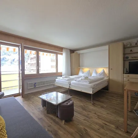 Panorama 20, Grosses Studio, Nahe Ski-pisten, Parkplatz 아파트 로이커바드