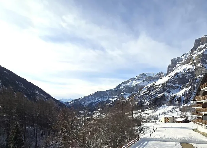 Panorama 20, Grosses Studio, Nahe Ski-pisten, Parkplatz * Leukerbad