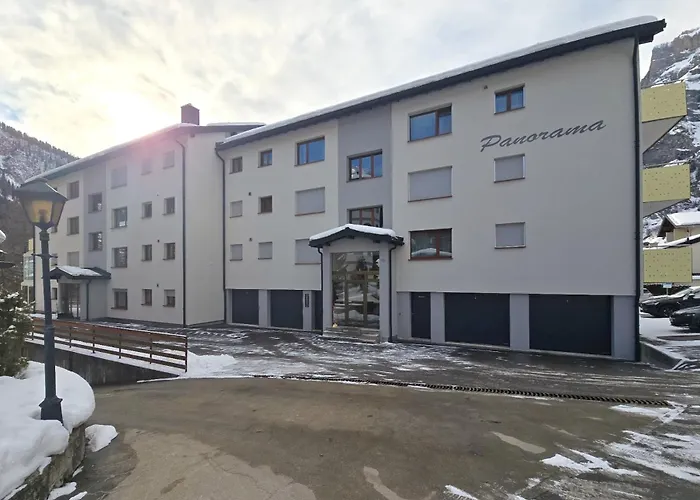 Apartamento Panorama 20, Grosses Studio, Nahe Ski-pisten, Parkplatz Leukerbad