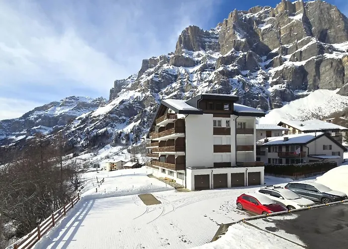 Apartamento Panorama 20, Grosses Studio, Nahe Ski-pisten, Parkplatz Leukerbad